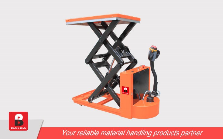 1.2t Mobile Electric Hydraulic Scissor Lift Table      YLF202