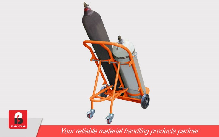 Fold-down Stainless Steel Cylinder Hand Truck TY130