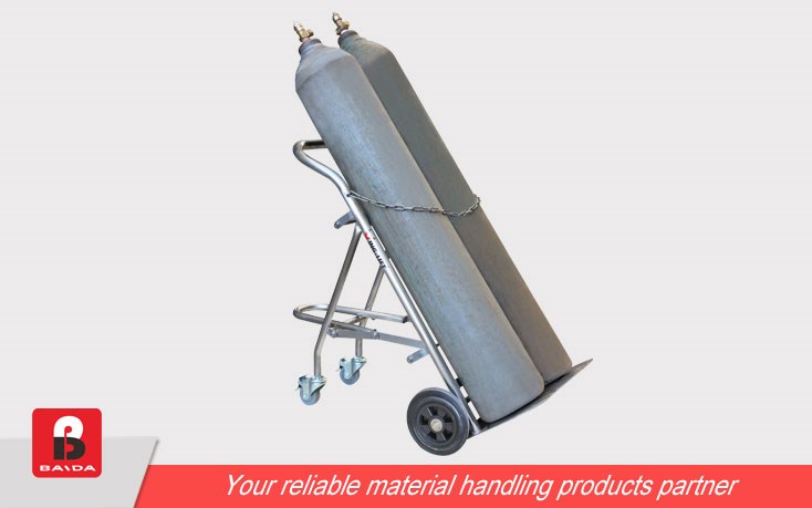 Fold-down Stainless Steel Cylinder Hand Truck TY130B