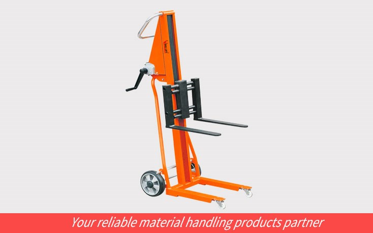 Mini Hand Winch Stacker &nbsp; &nbsp; &nbsp; &nbsp; &nbsp; &nbsp; &nbsp; PM120A