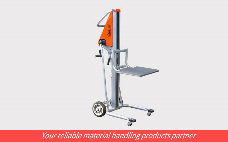 Mini Hand Winch Stacker &nbsp; &nbsp; &nbsp; &nbsp; &nbsp; &nbsp; &nbsp; &nbsp; &nbsp; PM120